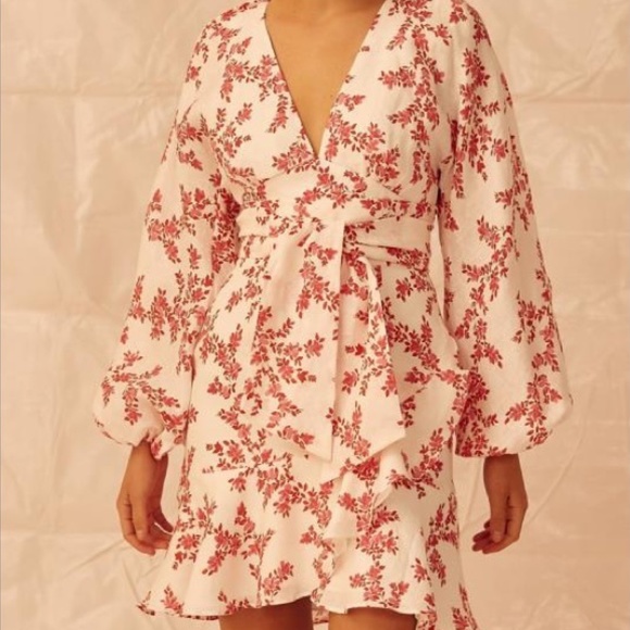 Keepsake the Label 100% Linen Fallen Long Sleeve Dress XS - Picture 15 of 15